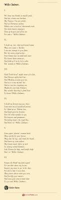 Willie Chalmers Poem By Robert Burns