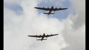 Group v acft with a wingspan gtr than 171 ft are prohibited fm exiting rwy 18l/36r at twy c10. Two Lancaster Bombers Fly Together For First Time In 50 Years Youtube