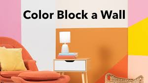learn to color block a wall creative