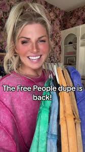 The free people dupe pullover is RESTOCKED! This is everyones FAVORITE!!