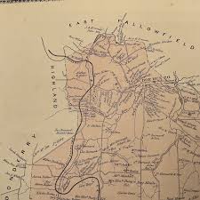 Original 1873 Atlas Map West Marlborough PA Chester County A R Witmer  Businesses North America Maps