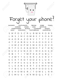 These pieces make excellent gifts for housewarmings, birthdays, holidays, mother's day and so much more. Forget Your Phone Funny Restroom Poster Bathroom Word Search Royalty Free Cliparts Vectors And Stock Illustration Image 141658325