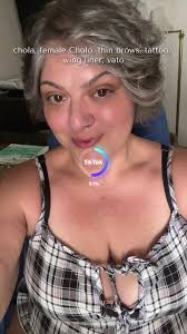 Grey Hair Chola Look