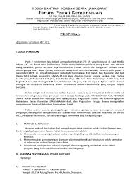 Assalamualaikum sobat rumus co id kali ini akan memberikan materi tentang contoh proposal pengajuan kegiatan dana lengkap dengan struktur fungsi dan pengertiannya tujuan dan. Proposal Bantuan Bencana Jabar