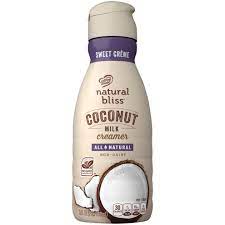 Sweet Creme Coconut Milk Coffee Creamer 32oz Official Natural Bliss