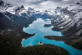 heaven s mirror in 2021 maligne lake lake aerial