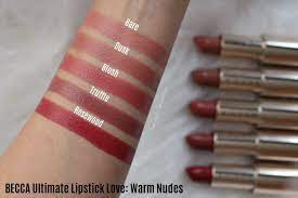 Safiyah Tasneem Becca Ultimate Lipstick Love Lipstick Lipstick Swatches Lip Swatches
