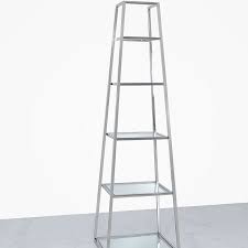 If you don't have a ladder just go find or buy one. Lennox Steel And Clear Glass Ladder Style Shelving Display Unit Picture Perfect Home