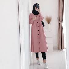Katanya nih 7 bahan ini mudah dikreasikan dengan aneka styling apapun sekaligus tetap nyaman untuk aktivitas harian. Grosir Solo Neda Tunik Dzuvia Kancing Hidup Syari Este Tunik Tunik Korean Style Shopee Indonesia