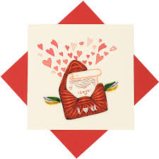 One need not wait until they are nigh unto death to make their feelings known. Quilled Love Letter Card Quilling Greeting Cards