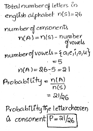 English (and other languages) added 3 letters by separating i and j, . A Letter Is Chosen From English Alphabet Find The Probability Of The Letter Being A A Vowelb A Letter Comes After Pc A Vowel Or A Consonantd Not A Vowel