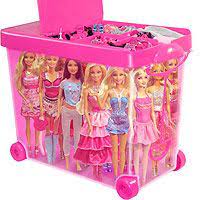 Clear double doors give you a glimpse into barbie's fun wardrobe. Barbie Store It All Carrying Case Barbie Store Barbie Storage Barbie Organization