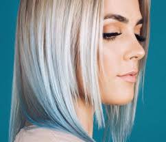Keune Color Craving In Powder Blue On Beauty Blogger Victoria Nunns Www Keune Com Au Pastelhair Bluehair Brighthair Col Bright Hair Coloured Hair Blue Hair