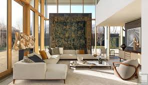 A series of sectional sofas and armchair with the base frame and the feet in solid walnut canaletto wood and the back and the armrests in poplar plywood. Giorgetti Furniture The Art Of Shaping Eurooo Luxury Furniture