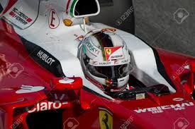 @sebvettelnews on twitter my tweets. Driver Sebastian Vettel Ferrari Formula One Test Days At Circuit Stock Photo Picture And Royalty Free Image Image 53642146