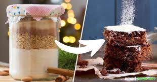Geschenkanhänger für eine backmischung im glas. Lebkuchen Backmischung Im Glas Anleitung Und Rezept