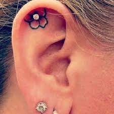 24 Most Original Ear Tattoos Tattoos Cute Ear Piercings Piercing Tattoo