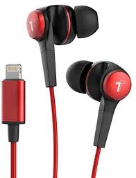 The apple airpods' most notable feature is their easy pairing with iphones: Thore Iphone Earphones With Lightning Connector Bass Booster V120 Earbuds In Ear Wired Headphones With Mic Volume Control For Iphone Xr Xs Max 11 Pro Max X 7 8 Plus Se Red Buy Online At Best Price In Uae
