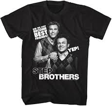 Amazon.com: Step Brothers Did We Just Become Best Friends Mens Short Sleeve  T Shirts Funny Graphic Tees : Clothing, Shoes & Jewelry