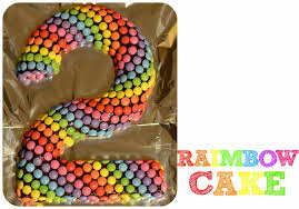 Le Raimbow Cake Simple Et Colore Gateau Anniversaire Gateau Smarties Gateau Anniversaire 2 Ans