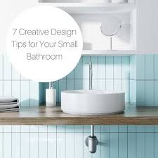 From small colorful bathrooms to small bathroom with a bathtub (yes you can have a tub in your tiny bathroom). 7 Creative Design Tips For Your Small Bathroom Dig This Design