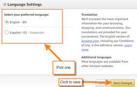 It seems that the amazon app store language is depending on the location that's configured for your amazon kindle account. Change Language Settings On Amazon Android App Daves Computer Tips