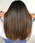 Medium Length Brown Hair With Caramel Highlights