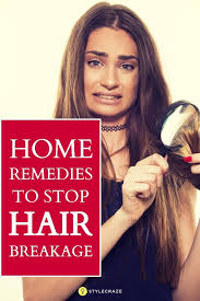 How To Stop Hair Breakage 15 Natural Remedies Stop Hair Breakage Hair Breakage Hair Breakage Remedies