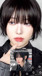 【aespa】Winter風メイク🖤/ Whiplash #makeup #モノマネメイク #aespa #whiplash #winter  #에스파 #윈터