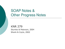 ppt soap notes other progress notes powerpoint