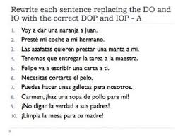 Spanish Double Object Pronouns Worksheet And Quiz Advanced Object Pronouns Pronoun Worksheets Pronoun Activities