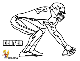 Print Out This Fired Up Football Coloring Picture Center Snap Player You Foolin Tell Other Football Coloring Pages Sports Coloring Pages Coloring Pages