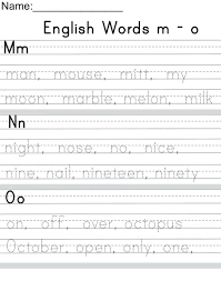 16 English Alphabets Writing Practice Worksheets In 2020 Free Handwriting Worksheets Writing Practice Worksheets Handwriting Worksheets For Kids