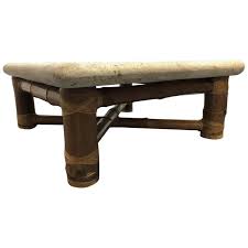 Extra 5% off spend £300 or more. Signed Budji Layug Bamboo And Fossiliferous Limestone Top Coffee Table For Sale At 1stdibs