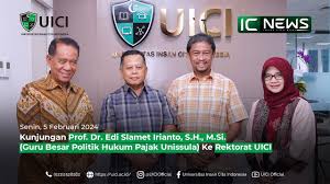 Kunjungan Prof. Dr. Edi Slamet Irianto, S.H., M.Si. ke UICI