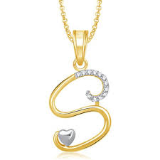 Then let us start to take a . 93 Off On Meenaz Stylish Jewellery Gold Plated S Letter Pendant For Girls Locket Alphabet Heart Pendant For Women Men Unisex In American Diamond Crystal Jewellery Set For Women Chain Pendant 326