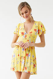 Floral Smocked Waist Mini Dress Forever 21 Fashion Dresses Fashion Dresses