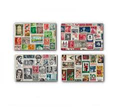 Handmade Postcards With Vintage Postage Stamps Mixed Media Collage Postcrossing Snail Mail Stamp Collec Vintage Postage Stamps Vintage Postage Handmade Collage