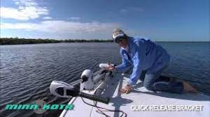Every minn kota lower unit runs cool to extend trolling motor life, and stays quiet. Minn Kota Trolling Motor Quick Release Bracket Youtube