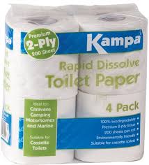 Free delivery for many products! Kampa Rapid Dissolve Toilet Paper Campingworld Co Uk