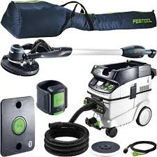 Festool Planex Set Long Reach Sander Bluetooth Dust Extractor 110v Festool Festool Planex Dust Extractor
