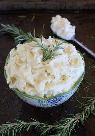 For deeper flavor, roast the cauliflower first, and then puree until creamy. Comfort Food Healthy Mashed Potatoes W Rosemary Goat Cheese