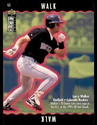 Not the traditional way for sure. 1996 Collector S Choice You Make The Play Baseball Card 43 Larry Walker Ebay