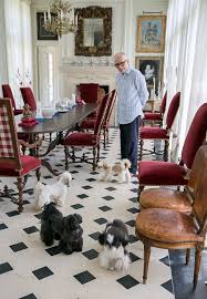 At Home With Dogs And Their Designers Quintessence Design Interior Designers Traditional Landscape