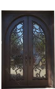 Perisian Square Top Round Double Entry Iron Doors Universal Iron Doors Iron Doors Wrought Iron Entry Doors Wrought Iron Doors