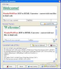 Html Rtf Converter For Net Asp Net C Win32 Win64 Asp Visual Basic Vbscript Jscript Vb6 Mfc Delphi Powerbuilder No Msword Coding Converter Html