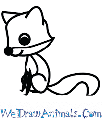Draw a curved line on the side of the top circle to represent the bunny's nose, then add curved lines on the bunny's face to help you determine the position of the eyes and mouth. How To Draw A Cute Fox
