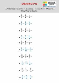 Probleme fraction 6eme a imprimer. Additions De Fractions 11 Exercices A Imprimer Gratuitement