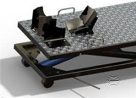 Worlds Best Motorcycle Lift Table Plans For Home And Professional Motorcycle Mechanics And Builders Motorcycle Lift Table Lift Table Bike Lift