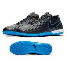 Nike Tiempo Legend 8 Academy Turf Soccer Shoes Black Blue Hero Soccerevolution With Images Soccer Shoes